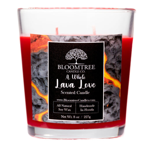 8oz. A Whole Lave Love Blood Orange Scented Candle