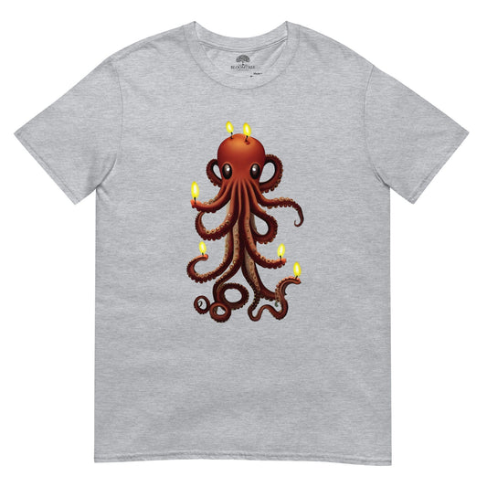 Bloomtree Candle Octopus Unisex T-Shirt